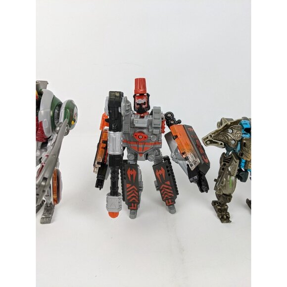 Transformers Beast Wars Deluxe Lot of 4 Vintage Rattrap Tankor Rhinox Jetstorm - Picture 3 of 11